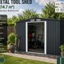10ft x 8ft XL Metal Garden Shed Image 3