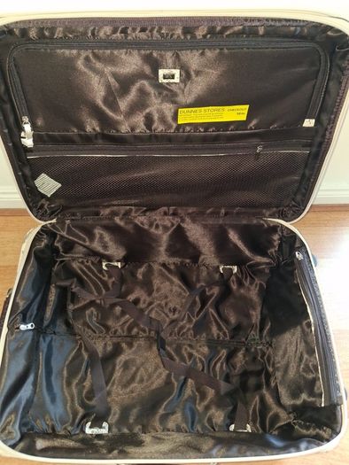 Brown 3 Piece Snake Skin Luggage Set