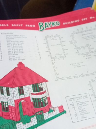 Vintage Childrens Building Set