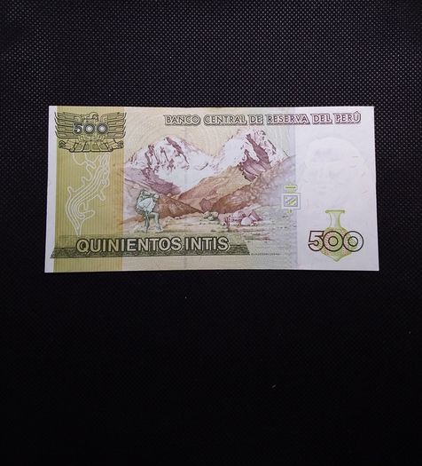 Peru Banknote - 500 Intis - 1987