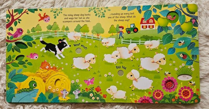 Usborne Farm Sounds by Sam Taplin