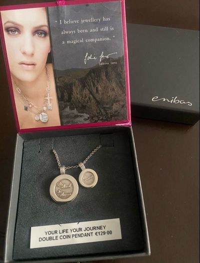 Enibas sterling silver necklace and pendants