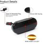 LED Side Marker Turn Signal Light Smoked Lens Sequential Blink Amber for VW Image 3