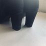 Sprox Black Faux-Suede Block Heel Ankle Boots (UK 5 / EUR 38) Image 6