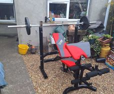 Home Gym Setup Barely Used, Great Deal!