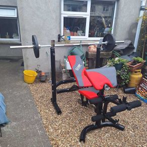 Home Gym Setup Barely Used, Great Deal!