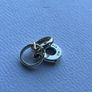 Pandora Two Tone Wedding Rings Dangle charm Image 3
