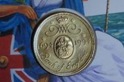 Bank of England commemorative 1694 Tercentenary 2 Pounds coin Bunc first day coin &amp; stamp cover