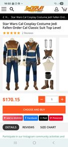 star wars cosplay costume.