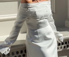 white dress