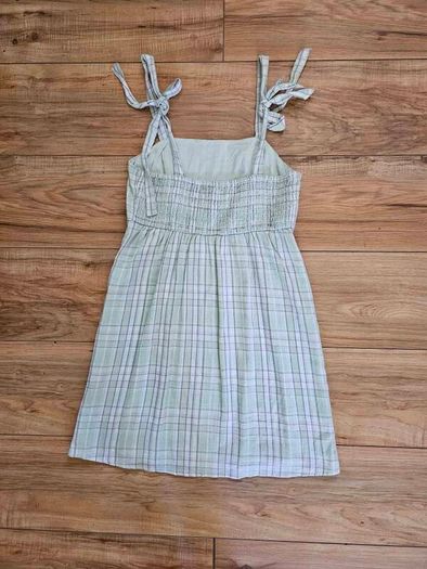 Hollister Green Plaid Mini Dress