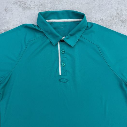 Turquoise Oakley Golf Polo T-Shirt