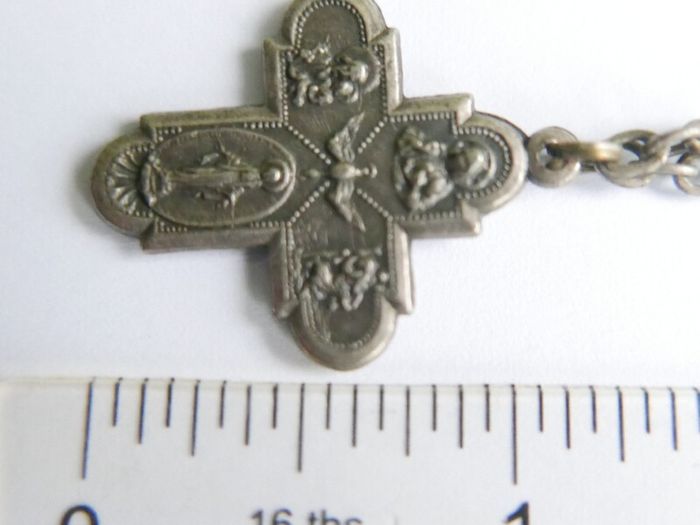 Vintage Rosary  Handmade Prayer Wooden Beads