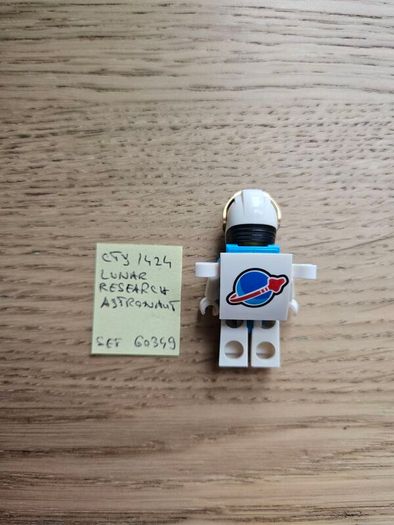 lego cty1424 lunar research astronaut, 60349