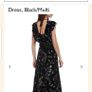 Whistles Printed Devore Maxi Dress, Black/Multi Image 2