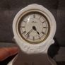 Aynsley  'Little Sweetheart' Mantel/Shelf/Desk quartz clock.Fine Bone China Image 2