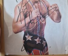 WWE Kurt Angle Autograph
