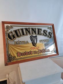 Guinness Framed Advertising Mirror