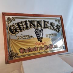 Guinness Framed Advertising Mirror