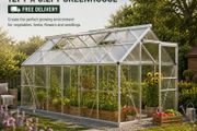 Greenhouse Aluminium 12ft x 6ft