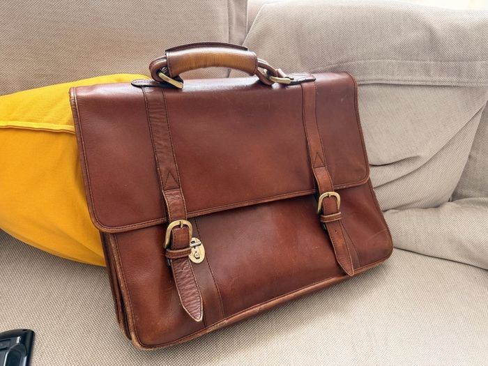 leather laptop bag