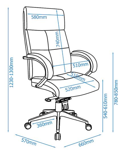 Alphason Bedford Chair Grey - Aoc1580gry