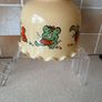 Vintage Cartoon Animal/Bird Amber glass Shade Image 2