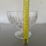 Large Footed  Crystal Bowl Heavy  Deep Cut Image 4