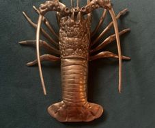 Vintage Brass Lobster