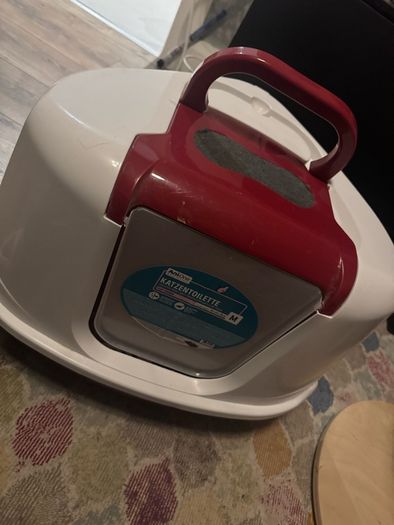 AniOne Medium Enclosed Cat Litter Tray