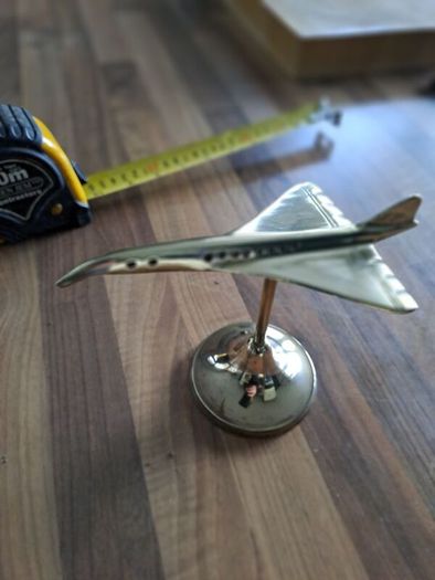 vintage brass Concorde