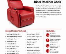 Riser recliner chair