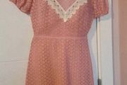 Sandro lace pink dress