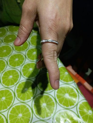 Folli Follie Crystal Rose Gold White Ring