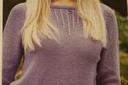 A Knitting Pattern  - A Versatile Top with Twisted Stitch - E