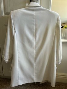 Zara white blazer