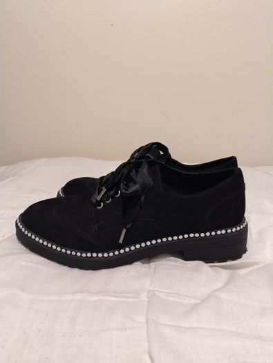 Black Suede Shoes, New