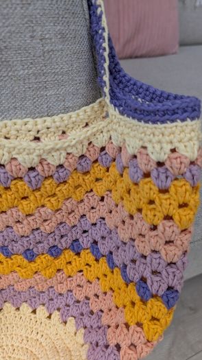 Handmade crochet bag