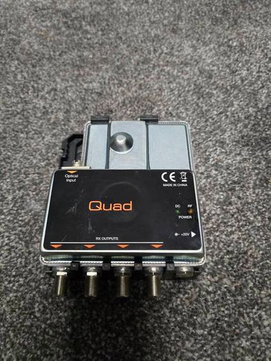 Quad Fibre Optic Satellite TV Receiver 4 Outputs