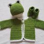 Handmade baby cardigan sets 0-3 months Image 7