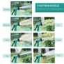 15m Garden Hose Reel Wall Mounted Auto Rewind with 7 Patterns Spray Nozzle, Includes Wall Fixings Image 3