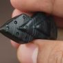 Vintage Natural Pattern Eyes Agate Arrow Shape Pendant Amulet Image 8