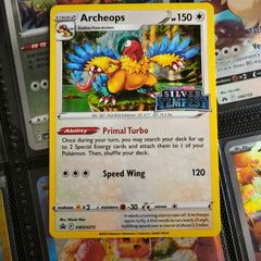Archeops ! Silver Tempest Stamp Promo ! 2022 ! Pokemon Card !