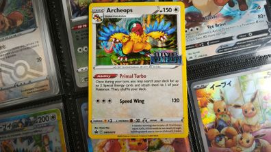 Archeops ! Silver Tempest Stamp Promo ! 2022 ! Pokemon Card !
