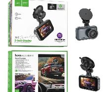 Hoco DV5 Driving Record With Screen Dash Camera Black