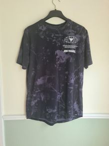 Mens UNDER ARMOUR Project ROCK crew neck t-shirt tie dye style pattern Size Medium Loose fit