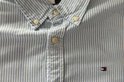 Tommy Hilfiger Blue Striped Oxford Shirt  L