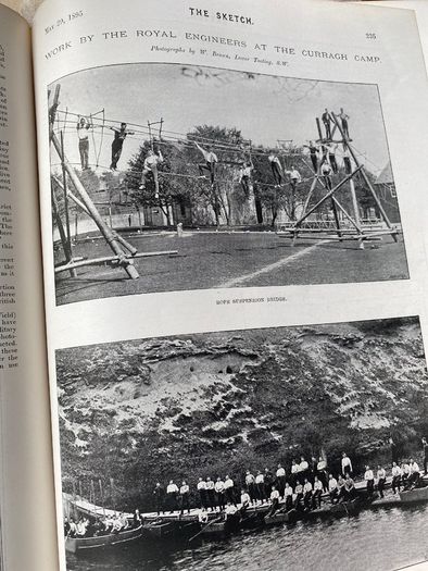 726 bound pages The Sketch 1895 (Curragh)
