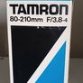 Camera lens Tamron 80-210mm F/3.8-4  Boxed + Case Image 2