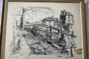 This limited edition lithograph by British artist Hargrave Jennings